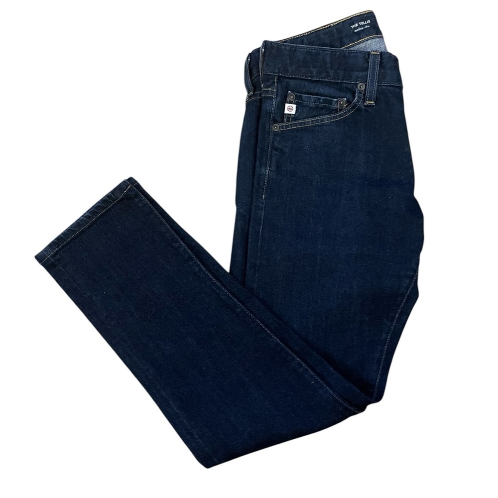 Ag Adriano Goldschmied Men Sz:30 Dark Wash Blue Jeans Modern Slim - Picture 6 of 8
